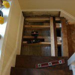 Interior wood repairs - a broken stair landing
