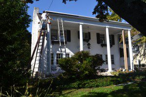 Porch repairs.